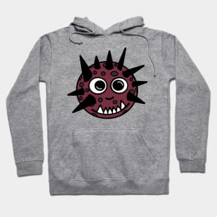 Spikey - the confused monster Hoodie